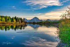 Beginning Sunset OxBow Bend